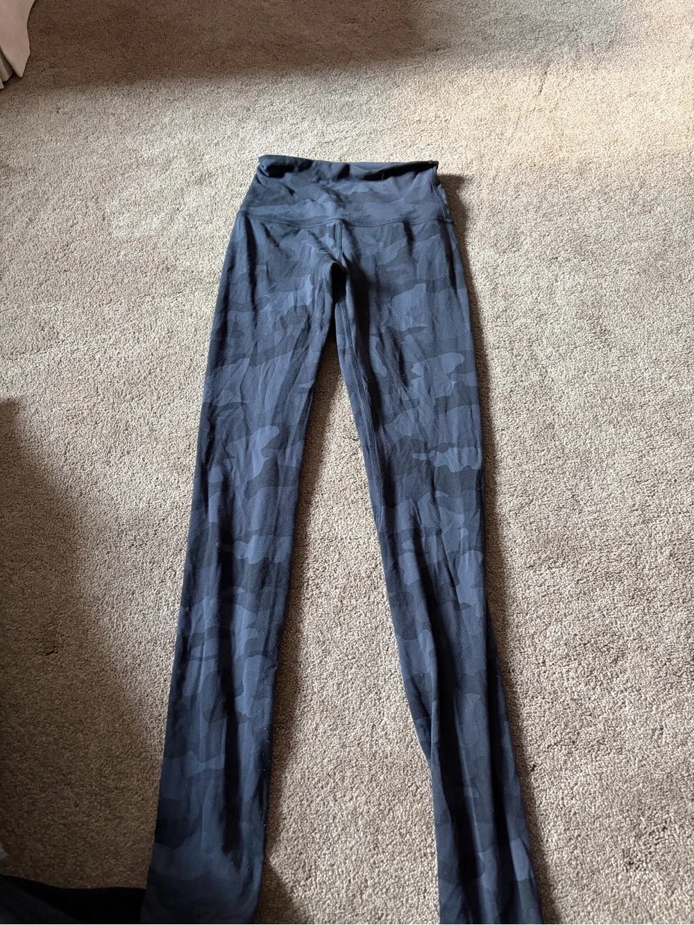 lululemon athletica Black Camo High-Rise Leggings